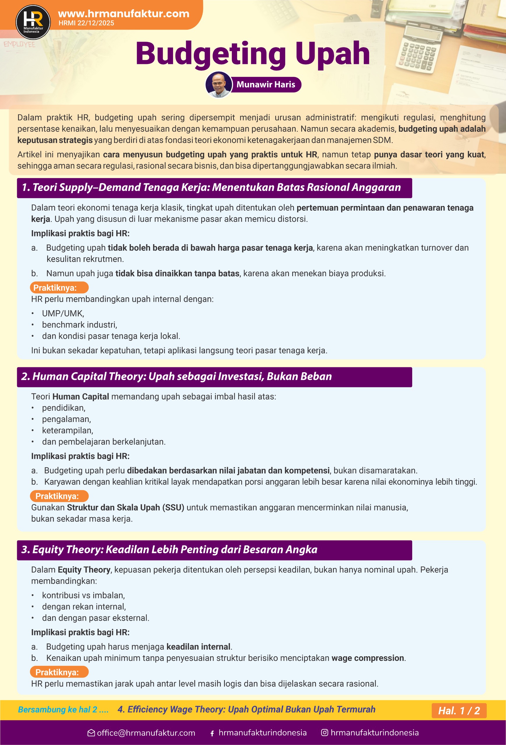 Budgeting Upah 1