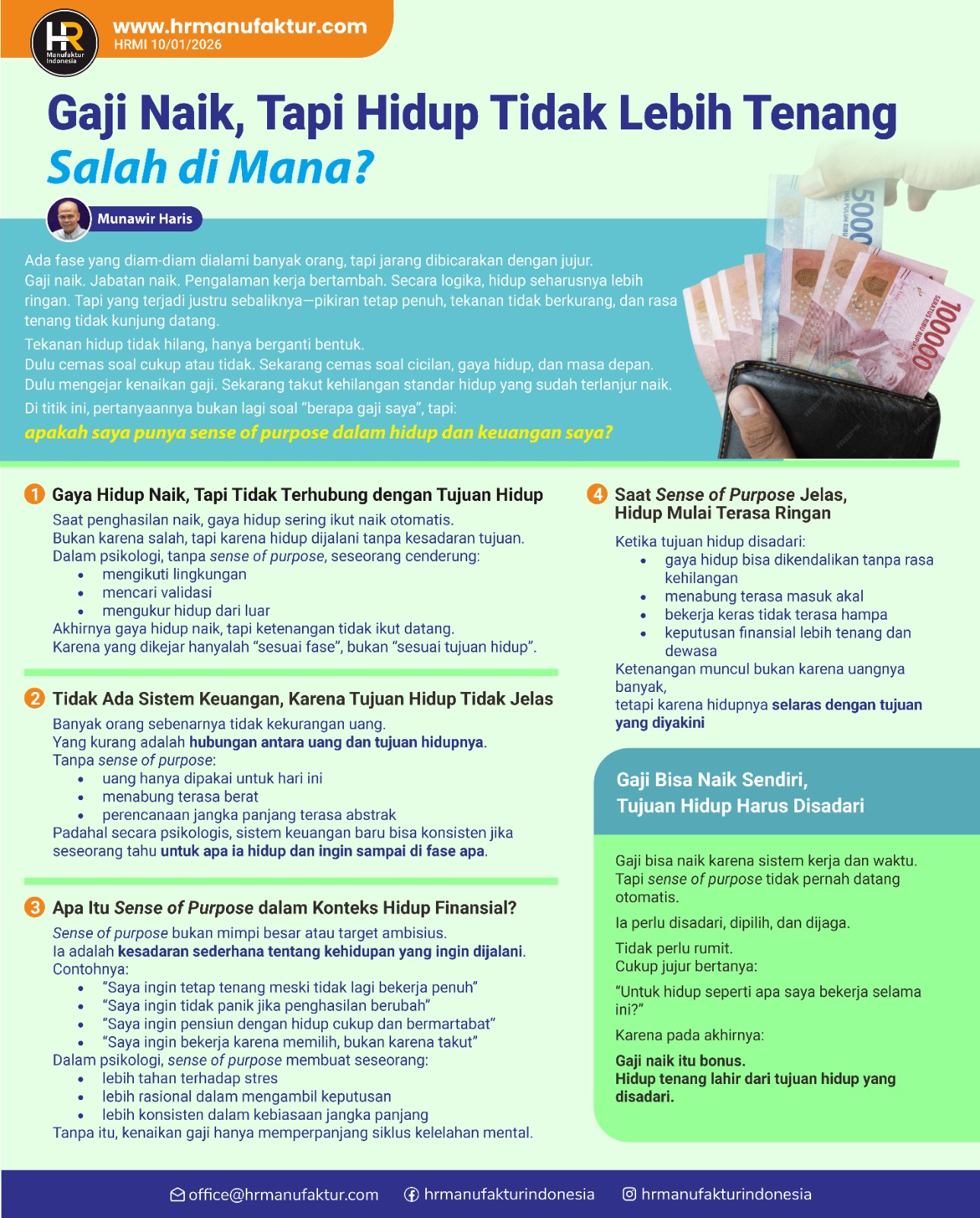 Gaji Naik, Tapi Hidup Tidak Lebih Tenang Salah di Mana?