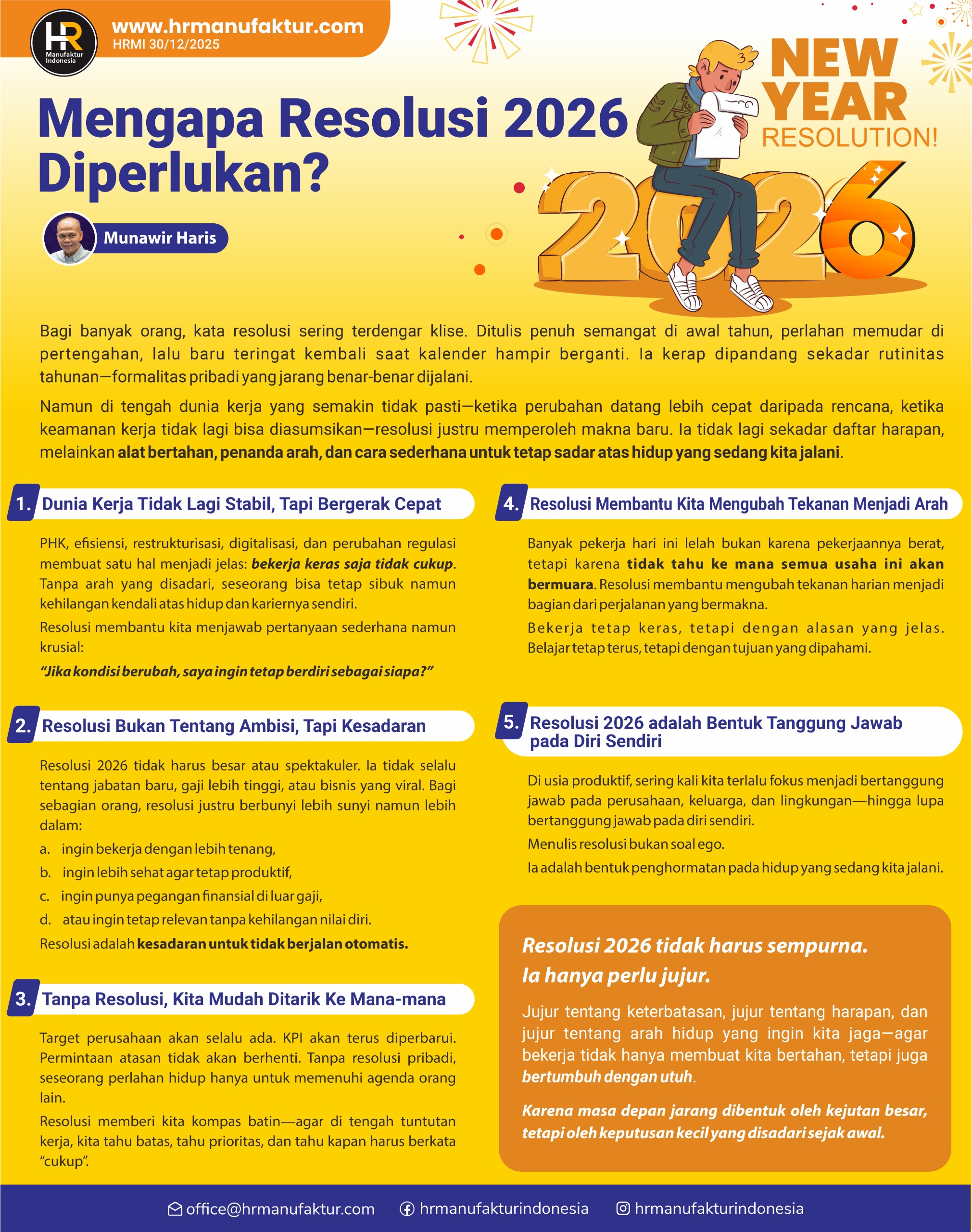 Mengapa Resolusi 2026 Diperlukan?