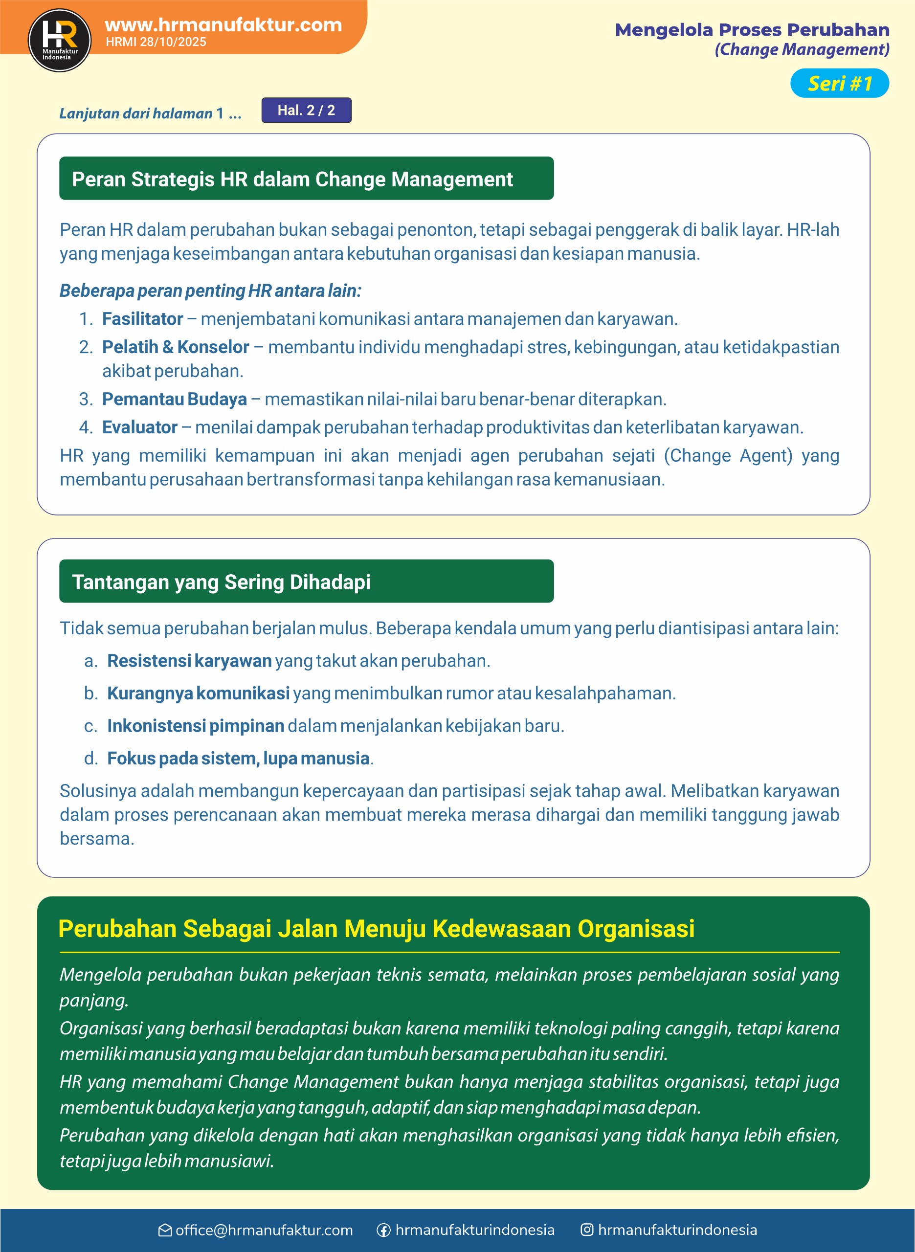 Menjadikan Perubahan Sebagai Bagian dari Budaya Kerja 2